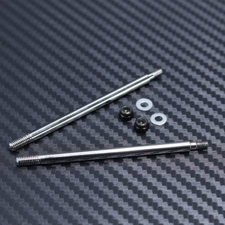 Rear 64.50mm (Stock) Shock Shaft 2pcs for Mayako MX8 (-21)