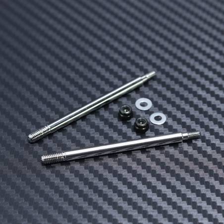 Front 54.50mm (Stock) Shock Shaft 2pcs for Mayako MX8 (-21)