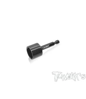 Tworks 17mm Alum. Magnetic nut Driver Attachement - TW-TT-087-17