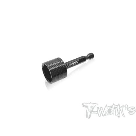 17mm Alum. Magnetic Nut Driver Attachment  - TWORKS