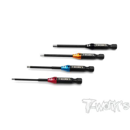 T-Work's Power Tool Hex Tips set (1.5. 2.0. 2.5. 3mm) - TW-TT-079
