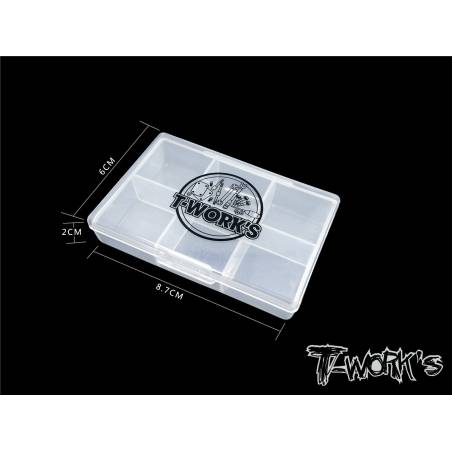 6 Case Hardware Storage Boxes ( 8.2 x 6x 1.8cm ) 2pcs.