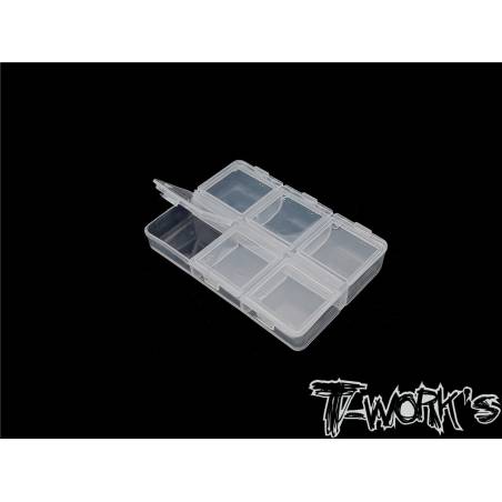 6 Case Hardware Storage Boxes ( 8.2 x 6x 1.8cm ) 2pcs.