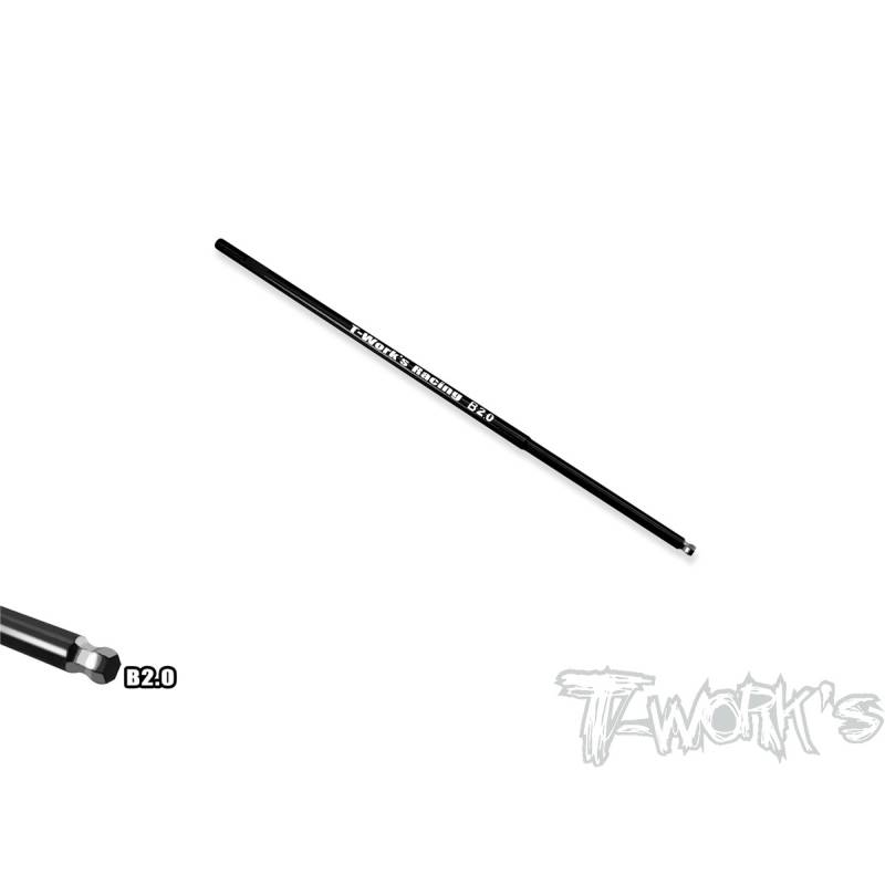 HSS Hex Ball Wrench Replacement Tip 2.0 x 120mm HSS Hex Ball Wrench Replacement Tip 2.0 x 120mm
