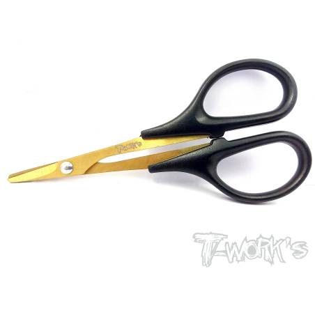Titanium Nitride Lexan Curved Scissor