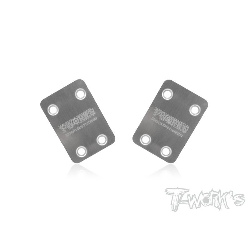 Stainless Steel Rear Chassis Skid Protector (Kyosho MP10/MP10E) 2pcs.