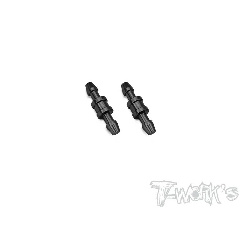 Aluminum Fuel Tube Stopper 2pcs.( Black )