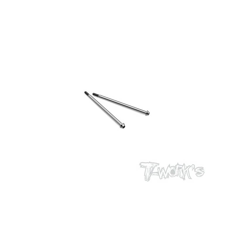 64 Titanium A-Arm Long Screw 2pcs. ( For Mayako MX8 ) - TW-TP-148