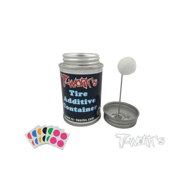 Tire Additive Container with application sponge (100ml) - TW-TA-100 Tire Additive Container with application sponge (100ml) - TW-TA-100