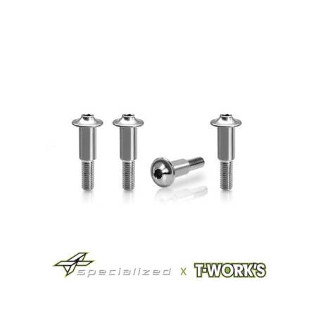 Tworks Titanium Brake Screws for Mayako MX8 (4pcs.)