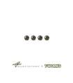 Tworks Hard Coated Alum. Roll bar ball for Mayako MX8 (4 pcs)