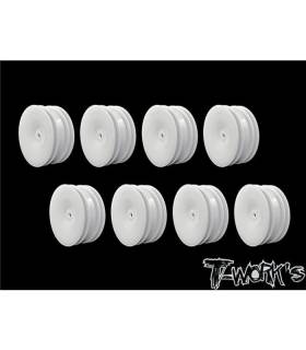 "2.2"" 12mm Hex Front Wheel White 8pcs. - TW-TE-218-AW-8"