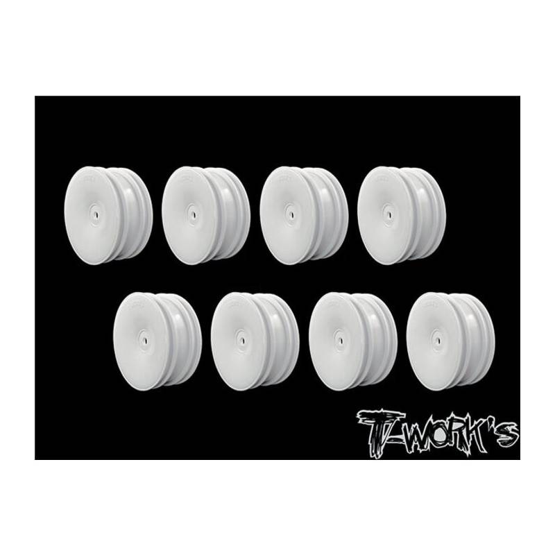 "2.2"" 12mm Hex 4WD Front Wheel White 8pcs - TW-TE-218-BW-8" "2.2"" 12mm Hex 4WD Front Wheel White 8pcs - TW-TE-218-BW-8"