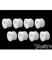 2.2" 12mm Hex Rear Wheel White ( For B6.1/B6.2/B64/B74/YZ2/YZ4) 8pcs.