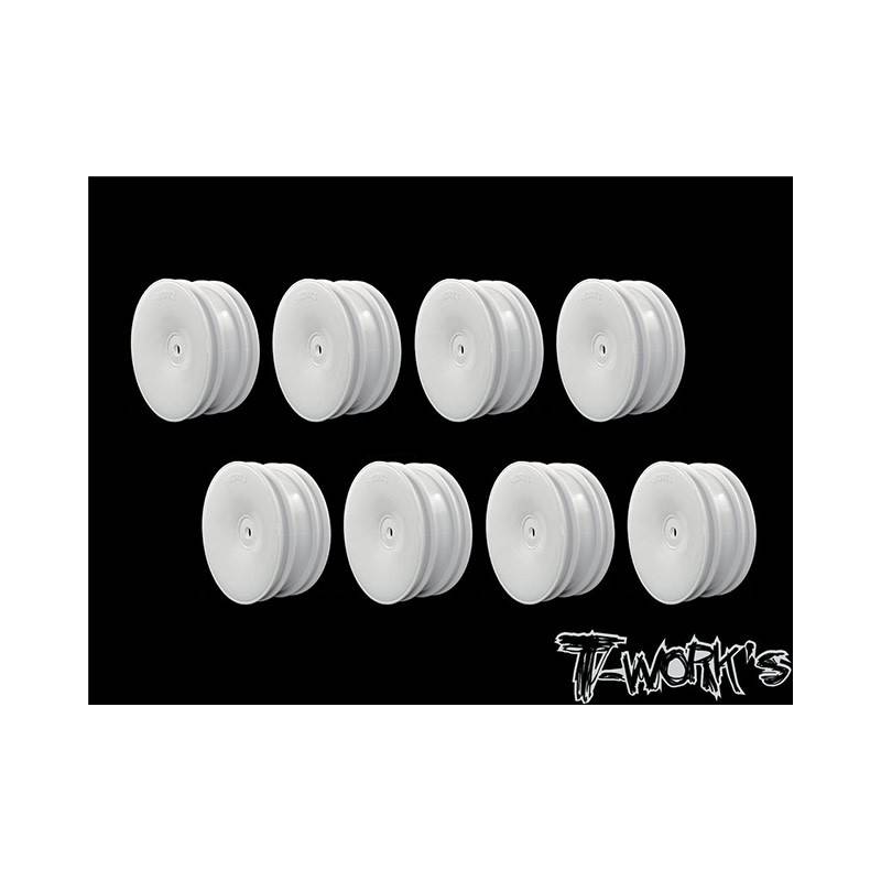 "2.2"" 12mm Hex Narrow Front Wheel White 8pcs - TW-TE-218-DW-8" "2.2"" 12mm Hex Narrow Front Wheel White 8pcs - TW-TE-218-DW-8"