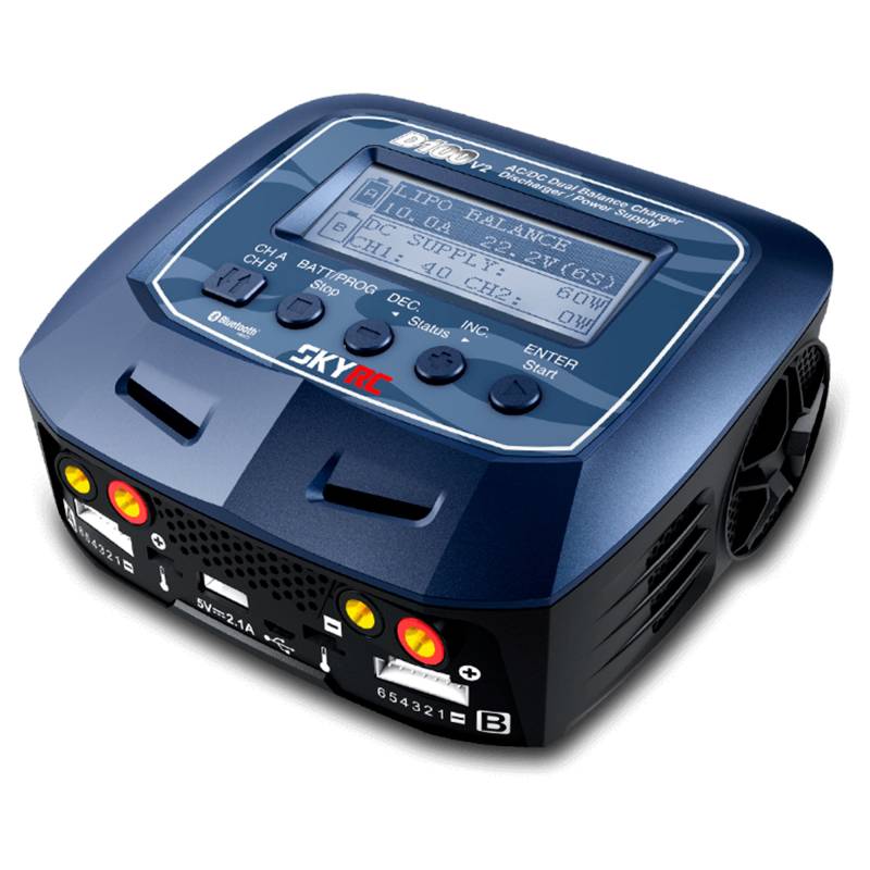CHARGER D100 V2 AC/DC LIPO 1-6S 10A 100W - SKYRC - SK100131 CHARGER D100 V2 AC/DC LIPO 1-6S 10A 100W - SKYRC - SK100131