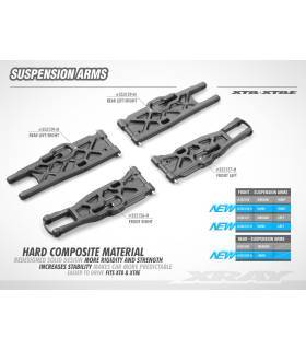 XT8 COMPOSITE SOLID FRONT LOWER SUSPENSION ARM LEFT - XRAY - 352127