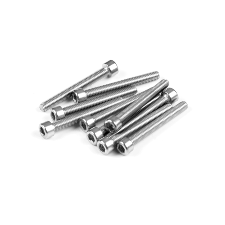 HEX SCREW SOCKET HEAD CAP M3.5x30 - STAINLESS  (10) - XRAY - 908380