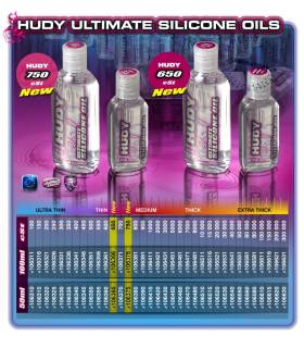 HUDY PREMIUM SILICONE OIL 650 cSt - 50ML - 106365 - HUDY