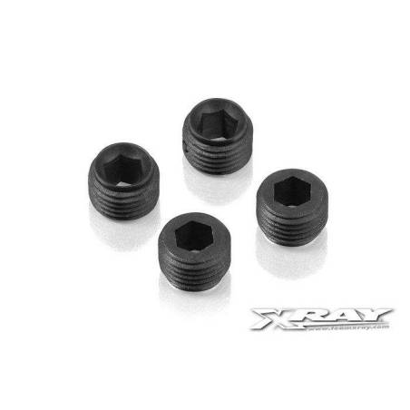 COMPOSITE ADJUSTING NUT M10x1 WITH BALL CUP (4) - XRAY