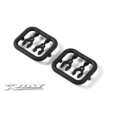 COMPOSITE LOWER SUSP. ARM CLIPS (2) - 342180 - XRAY