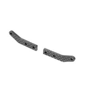 GRAPHITE EXTENSION SUSPENSION ARM FR LOWER LONG (2) - XRAY