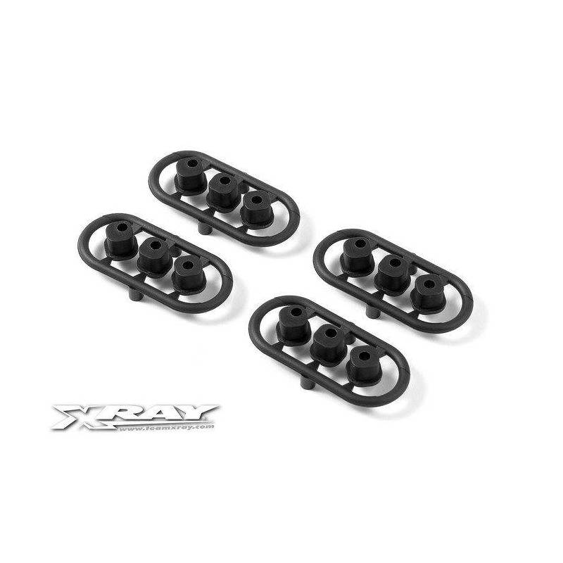 COMPOSITE REAR UPPER SUSP. ECCENTRIC BUSHING (4) - XRAY COMPOSITE REAR UPPER SUSP. ECCENTRIC BUSHING (4) - XRAY