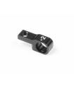 ALU LOWER FRONT SUSPENSION HOLDER +2MM (1) - BLACK - XRAY