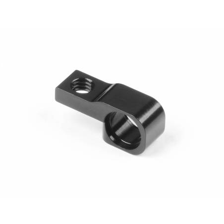 ALU LOWER FRONT SUSPENSION HOLDER (1) - BLACK - XRAY