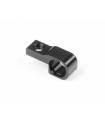 ALU LOWER FRONT SUSPENSION HOLDER (1) - BLACK - XRAY - 342713