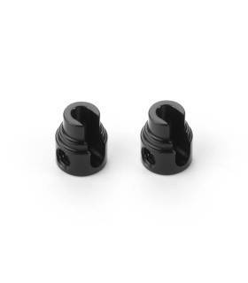 Bagues alu de barre anti-roulis noires 2.7mm (2) - XRAY - 343482-K