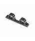 ALU REAR LOWER SUSPENSION HOLDER RF BLACK ( -1mm ) - XRAY - 343714