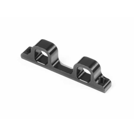 ALU REAR LOWER SUSPENSION HOLDER RF BLACK ( -1mm ) - XRAY