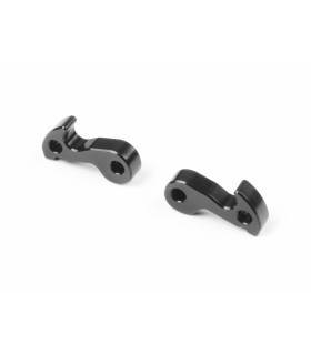 ALU FRONT WHEEL LOCK - SWISS 7075 T6 - BLACK (2) - XRAY