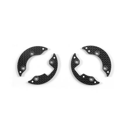 GRAPHITE FRONT AERODYNAMIC DISC 2.2MM - LEFT+RIGHT - SET - 345270 - X