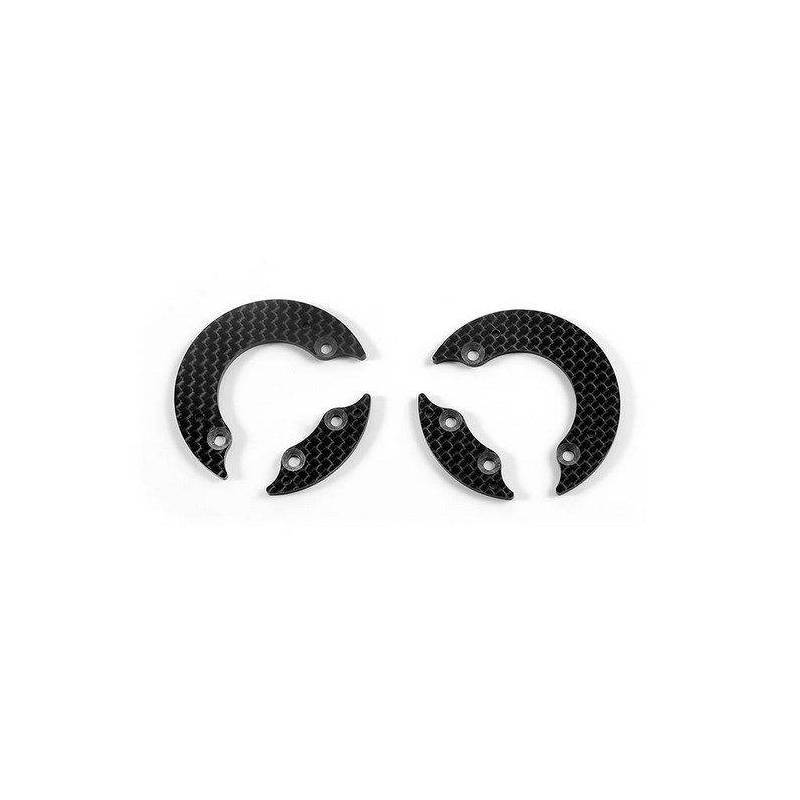 GRAPHITE REAR AERODYNAMIC DISC 2.2MM - LEFT+RIGHT - SET - XRAY GRAPHITE REAR AERODYNAMIC DISC 2.2MM - LEFT+RIGHT - SET - XRAY