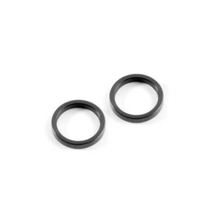 ALU 2-SPEED SHAFT SHIM - BLACK (2) - XRAY