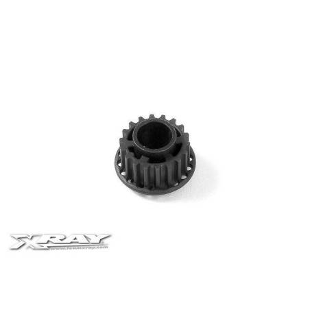 COMPOSITE SIDE BELT PULLEY 18T o8 - REAR - XRAY