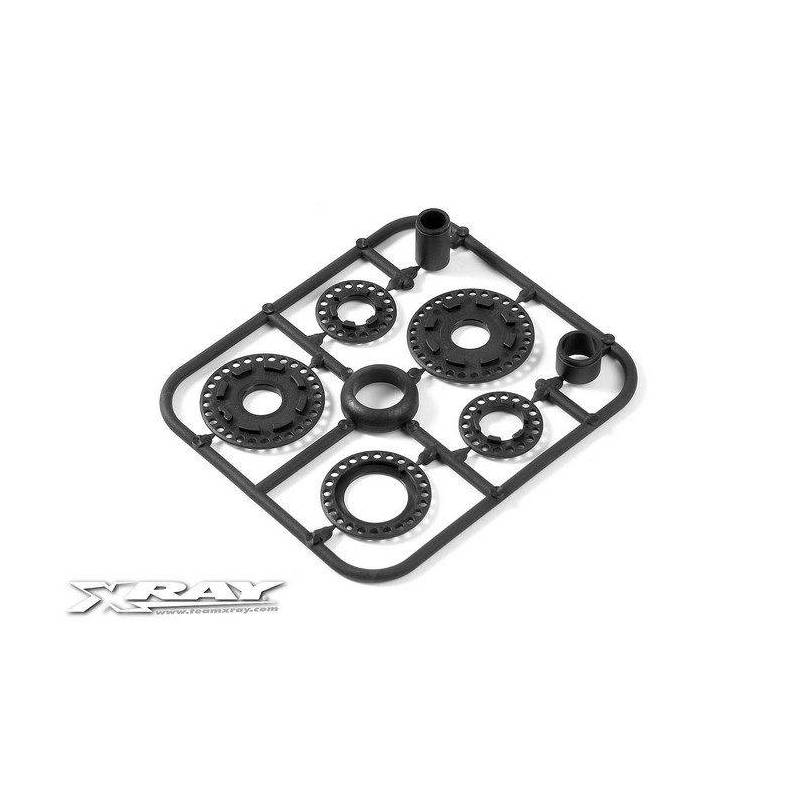 COMPOSITE BELT PULLEY COVER SET - XRAY COMPOSITE BELT PULLEY COVER SET - XRAY