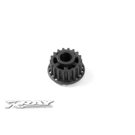 COMPOSITE FRONT BELT PULLEY 18T o6 - CENTER - XRAY