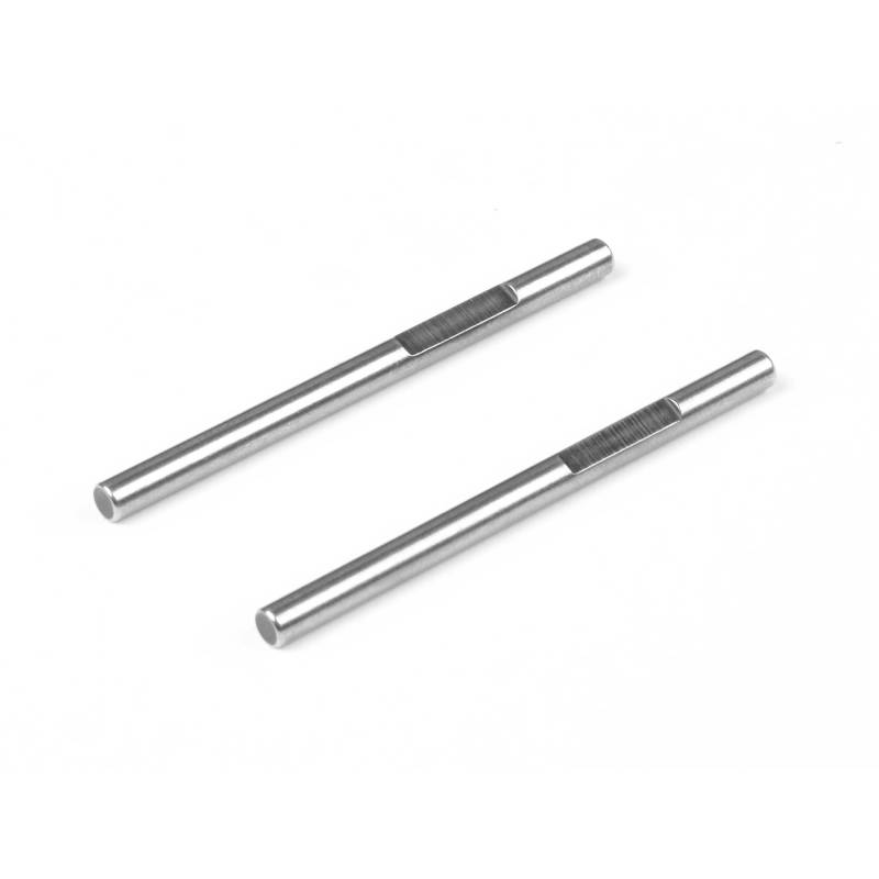 FRONT UPPER INNER PIVOT PIN WITH FLAT SPOT (2) - XRAY