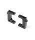 ALU RADIO PLATE MOUNT - BLACK - SWISS 7075 T6 (2) - XRAY