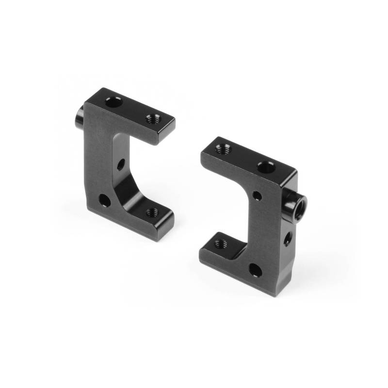 ALU RADIO PLATE MOUNT - BLACK - SWISS 7075 T6 (2) - XRAY ALU RADIO PLATE MOUNT - BLACK - SWISS 7075 T6 (2) - XRAY