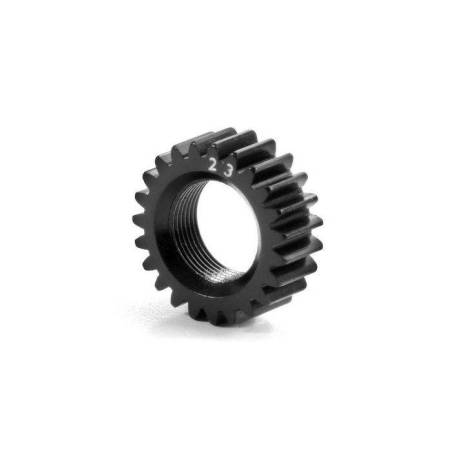 XCA ALU PINION GEAR 23T (2ND) - 7075 T6 - HARD COATED - LARGE - XRAY