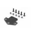 GT GRAPHITE REAR DIFFUSOR ADAPTER PLATE 3.0MM - XRAY