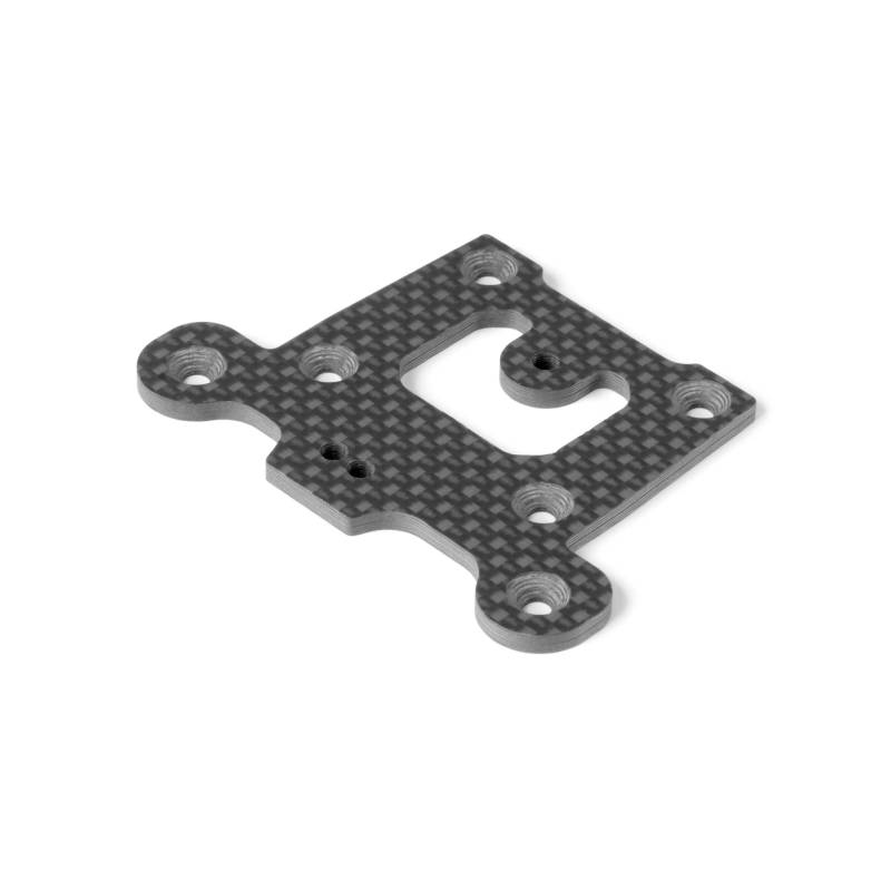 GRAPHITE UPPER PLATE WITH TWO BRACE POSITIONS - XRAY GRAPHITE UPPER PLATE WITH TWO BRACE POSITIONS - XRAY