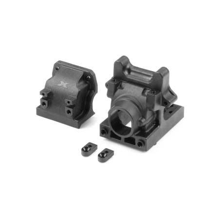 XB8 SEMI-SPLIT DIFF BULKHEAD SET FRONT/REAR - V3 - XRAY