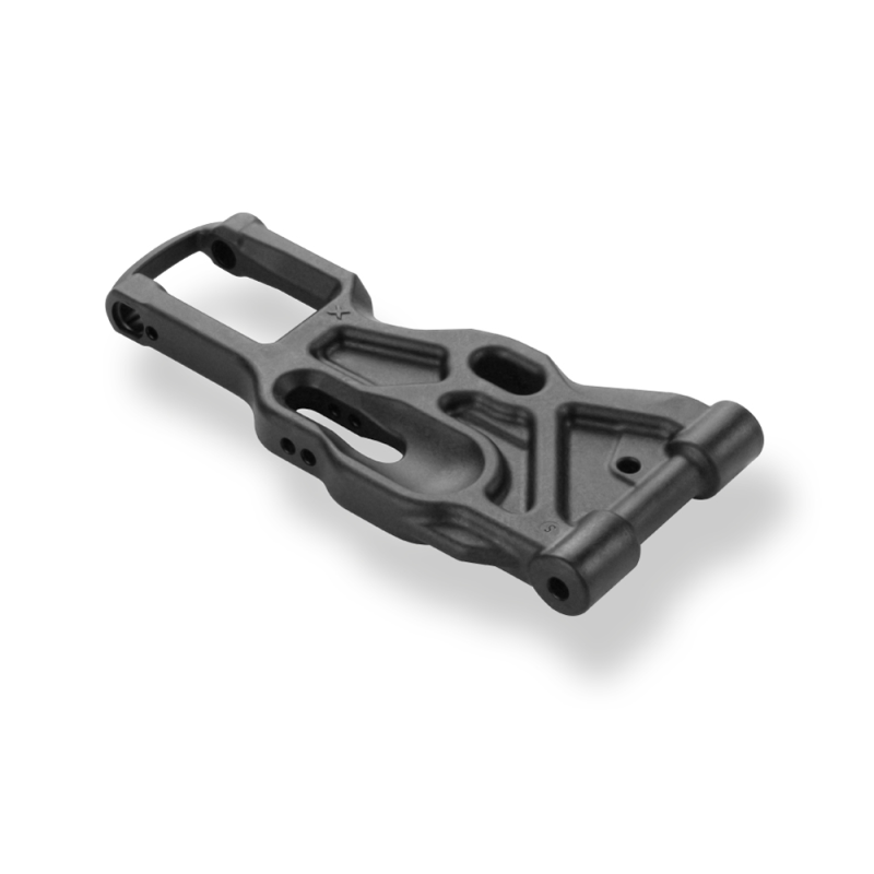 XB8 C-HUB COMPOSITE FRONT LOWER SUSPENSION ARM - SHORT - SOFT - XRAY