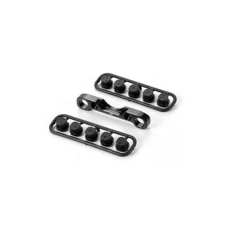 ALU FRONT LOWER SUSP. HOLDER - REAR - FR - SWISS 7075 T6 - V2 - XRAY ALU FRONT LOWER SUSP. HOLDER - REAR - FR - SWISS 7075 T6 - V2 - XRAY