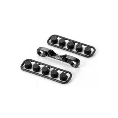 ALU FRONT LOWER SUSP. HOLDER - REAR - FR - SWISS 7075 T6 - V2 - 35232